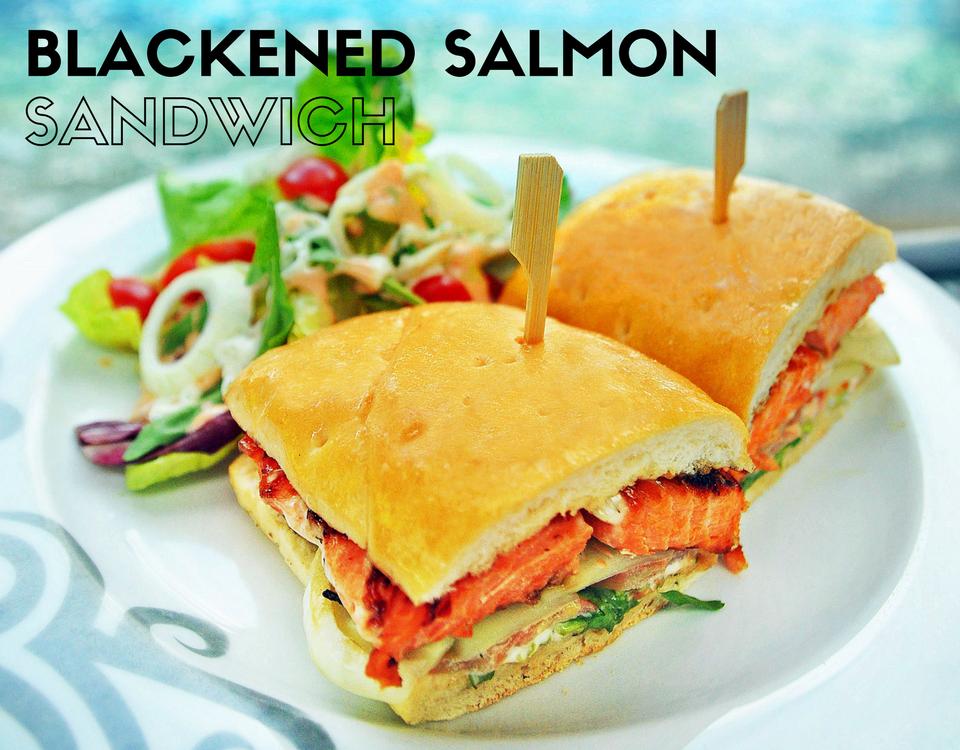 Blackened Salmon Sandwich