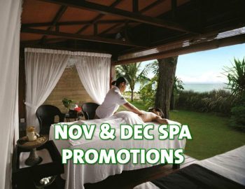 November & December Spa Promotions November & December Spa Promotions