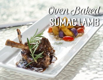 Oven Baked Sumac Lamb Rack Oven Baked Sumac Lamb Rack